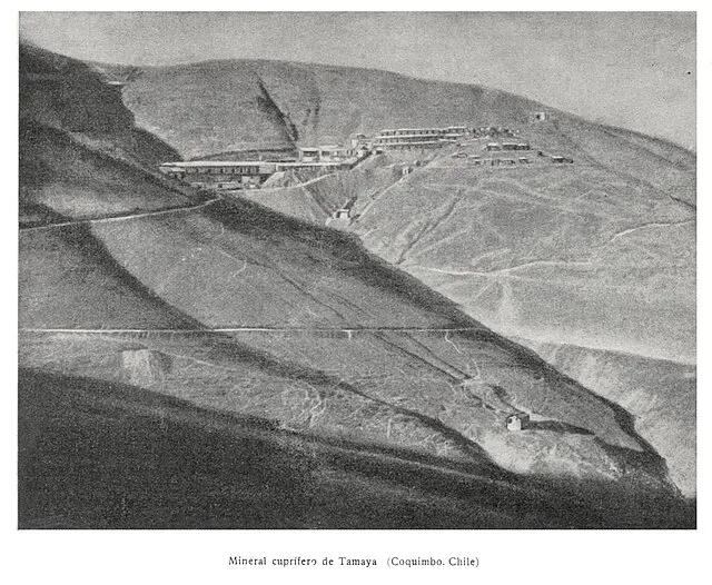 Mineral de cobre de Tamaya, Coquimbo (