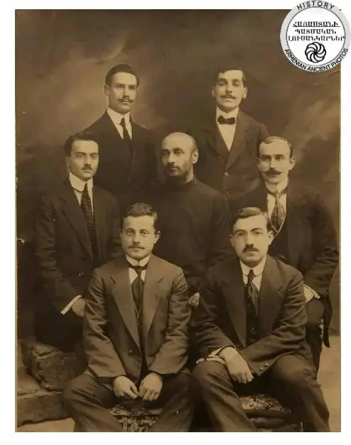 Komitas Vardapet with his students