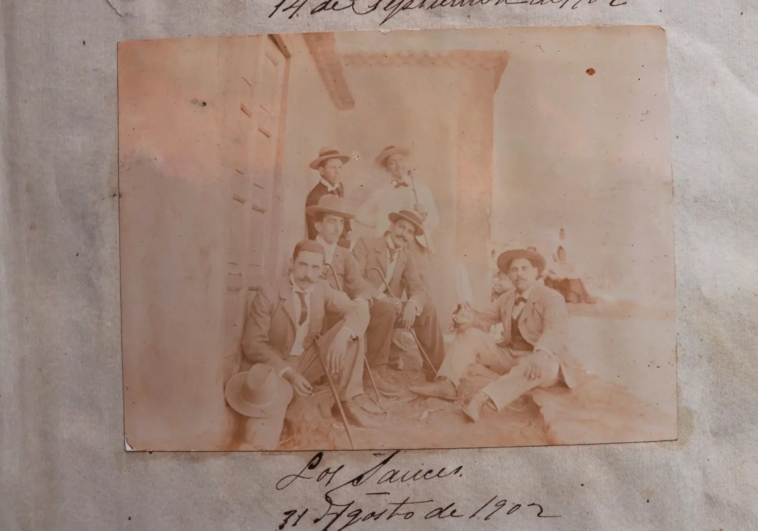 Grupo de personas en Los Sauces