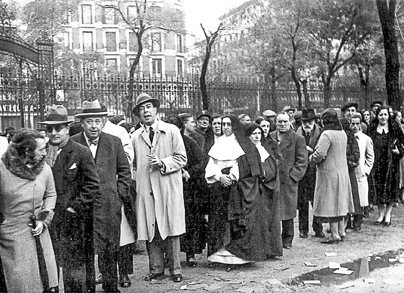 Esperando para votar