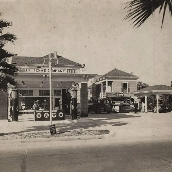 A Texaco service station