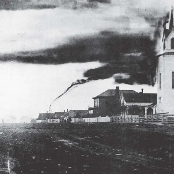 La primera imagen de un tornado