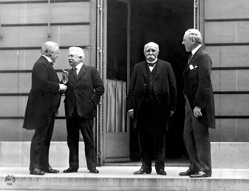 The "Big Four" at the Paris Peace Conference