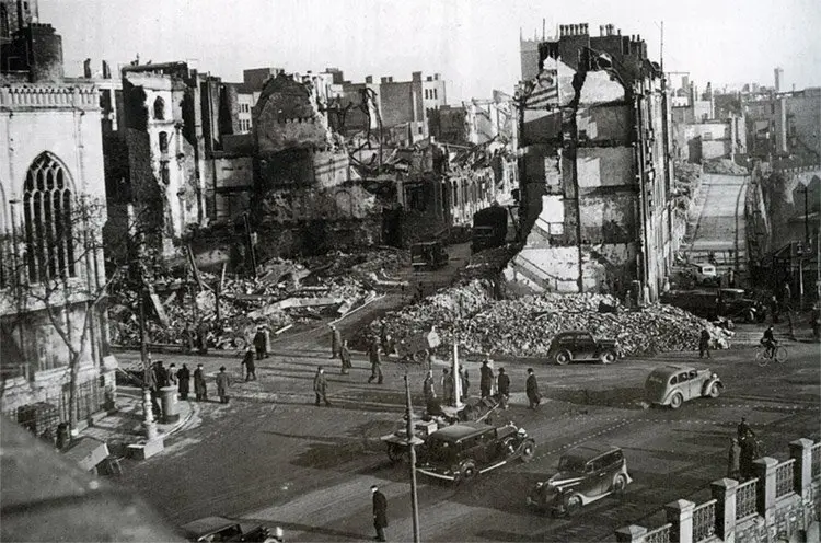 bombed during WW2  – Mary Le Port & Bridge Streets