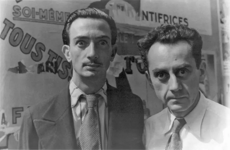 Man Ray and  Salvador Dali