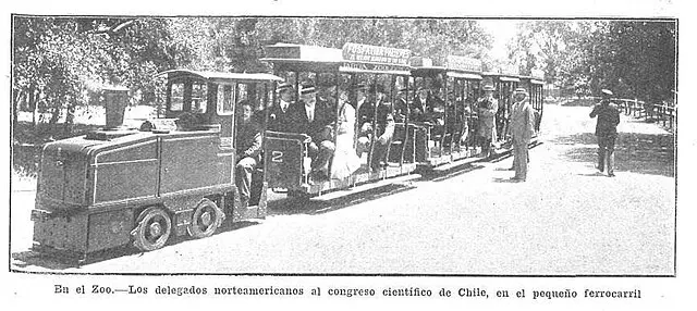 Tren Decauville en el Zoológico de Santiago