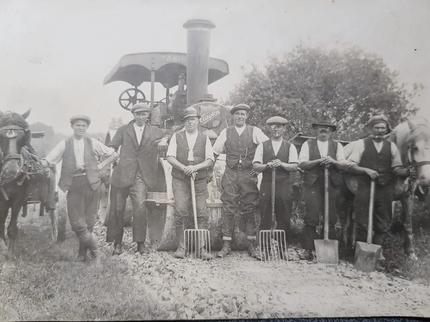 Workers on the Strawberry Line