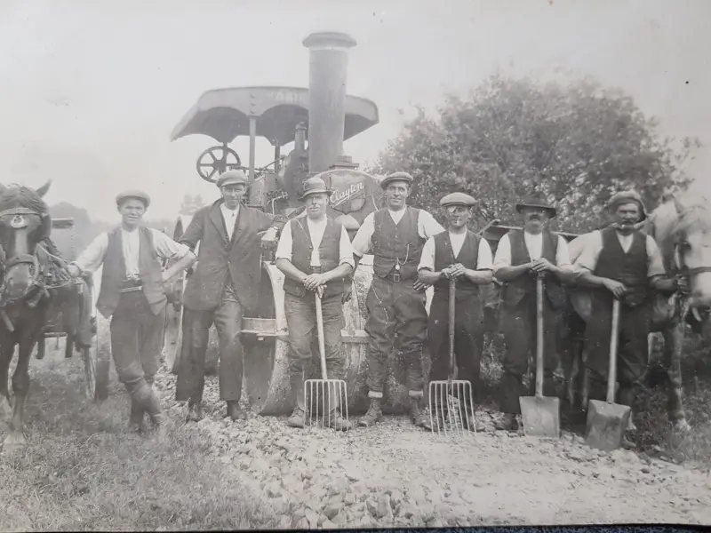 Workers on the Strawberry Line