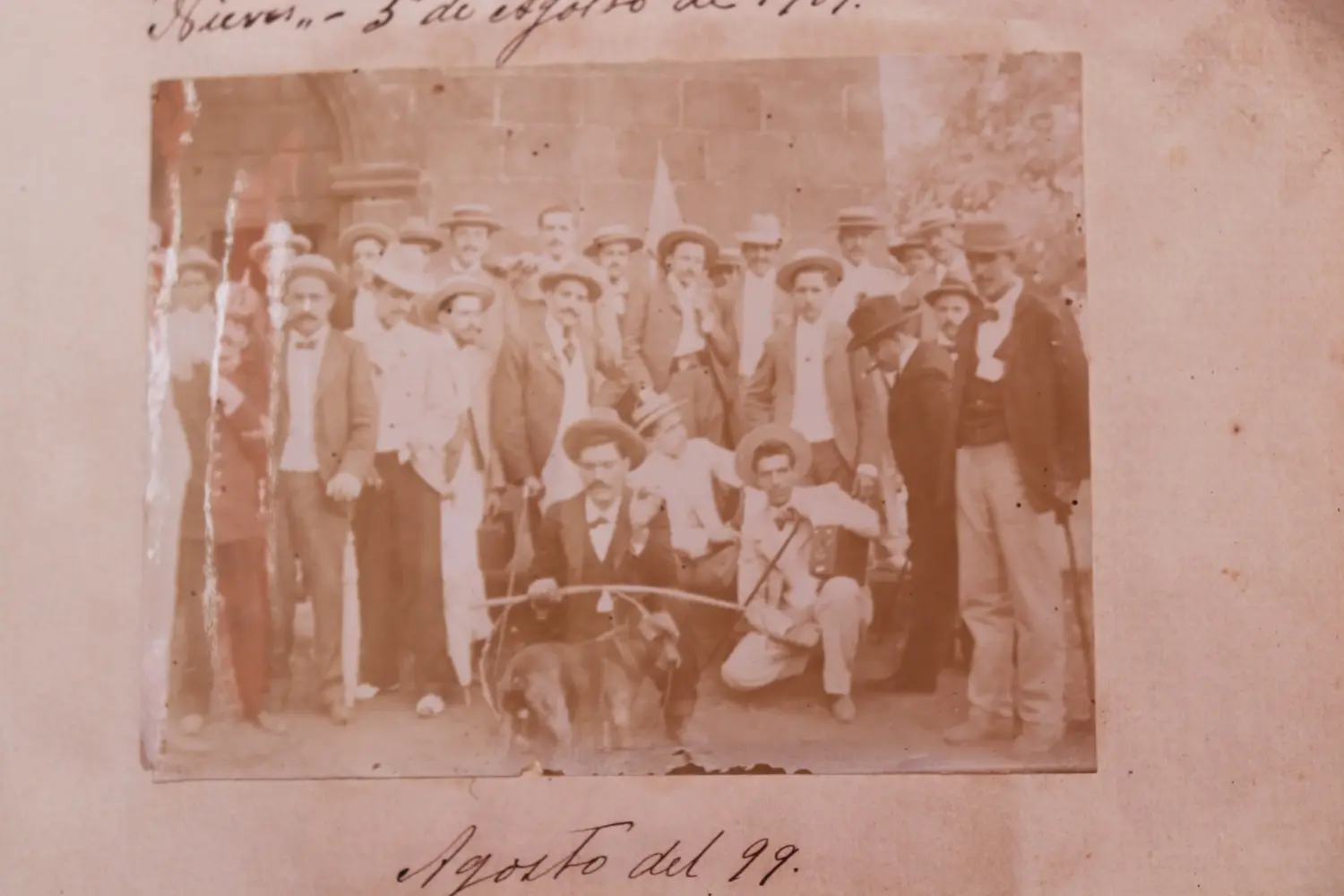 Grupo de personas en Las Nieves