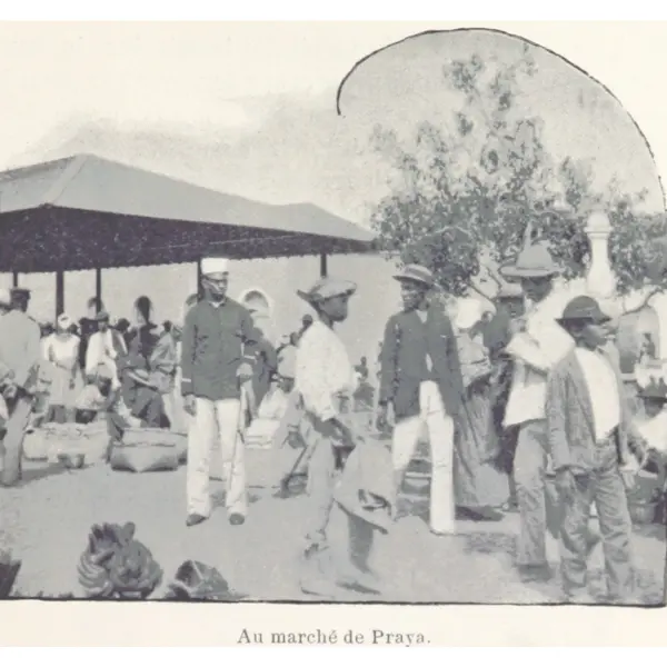 Au marché de Praya