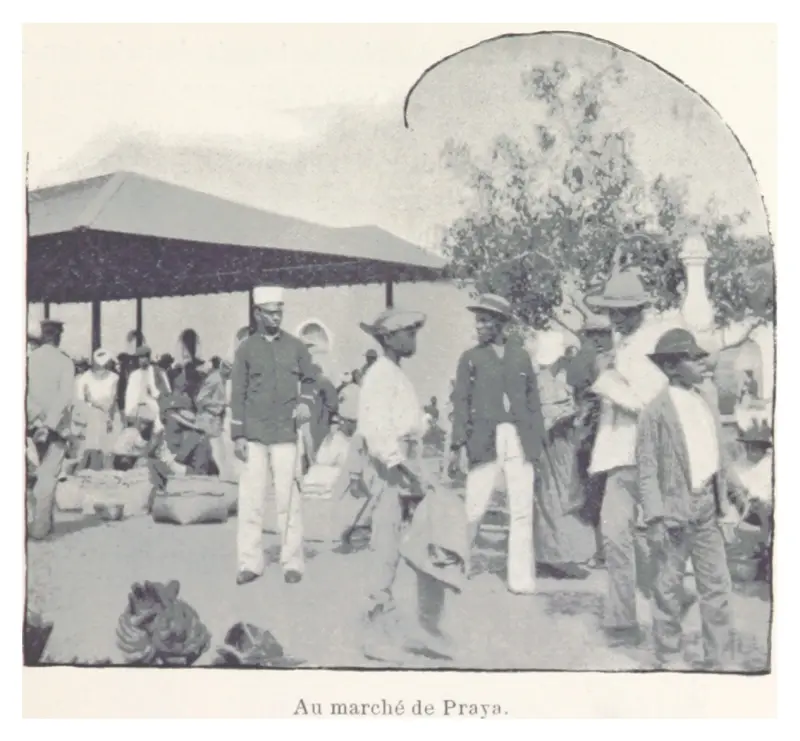 Au marché de Praya