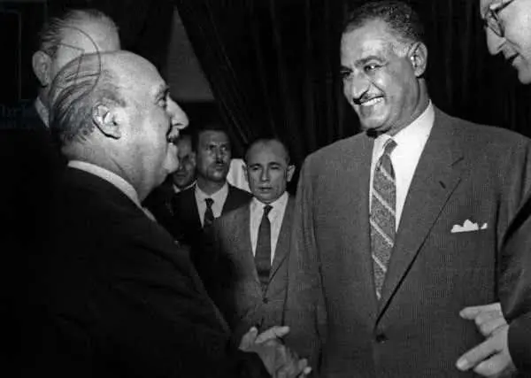 Encuentro entre Franco y Nasser en Madrid