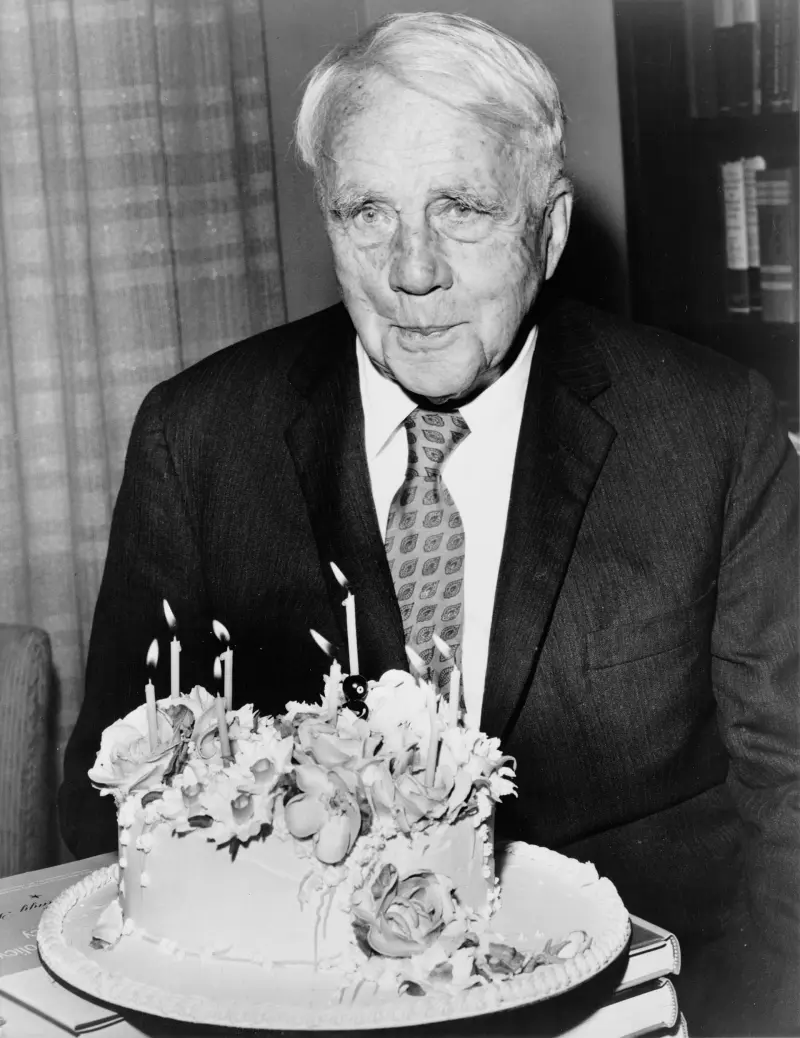 Robert Frost's 85th birthday