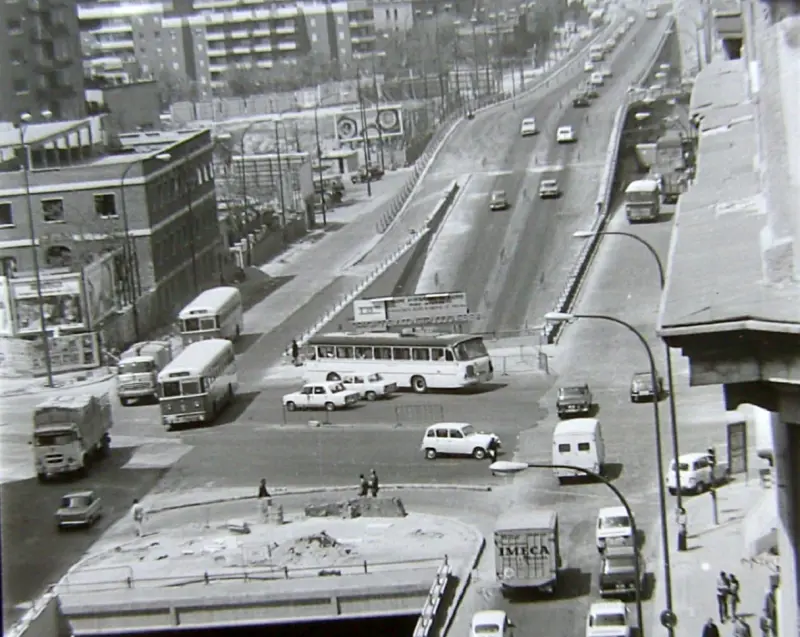 Francisco Silvela en el cruce de Avda. de América y María de Molina