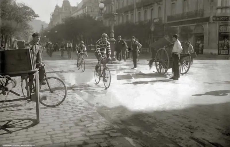 Prueba ciclista "San Sebastián-Madrid"