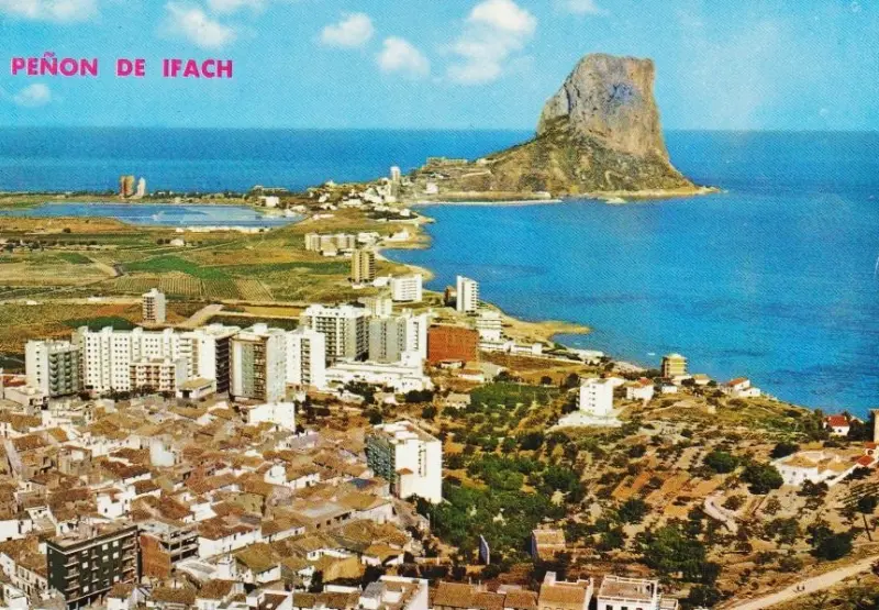 Vista aérea de la población