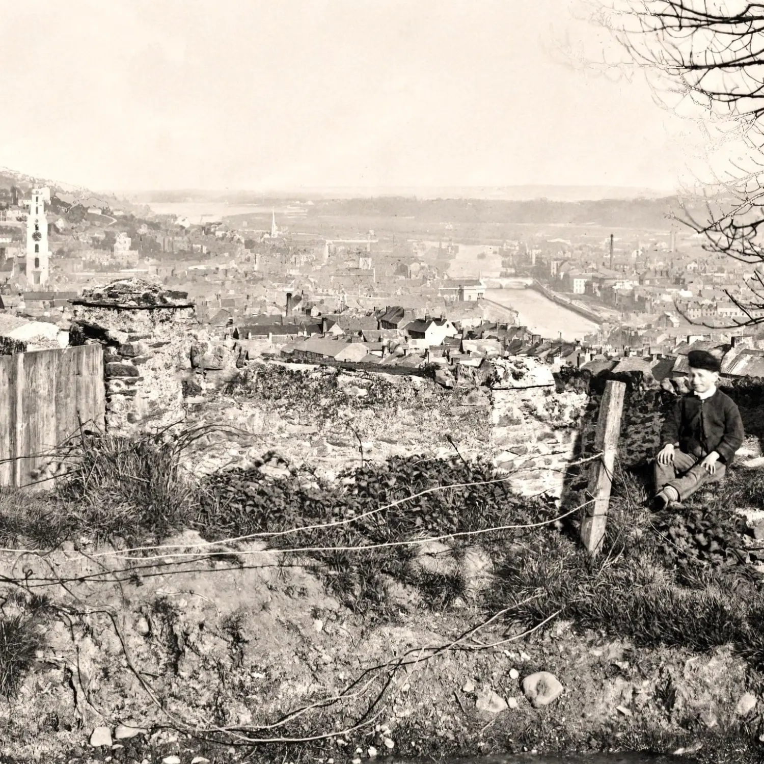 A young boy poses for a picture