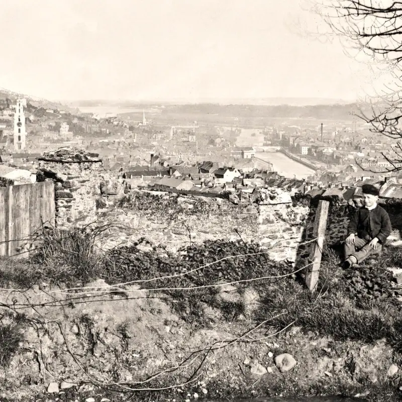 A young boy poses for a picture