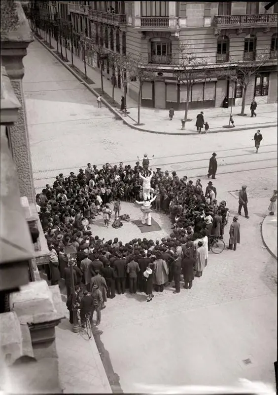 Acróbatas ambulantes