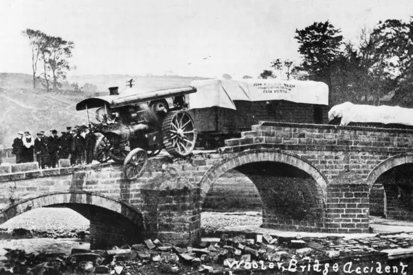 Road bridge disaster 