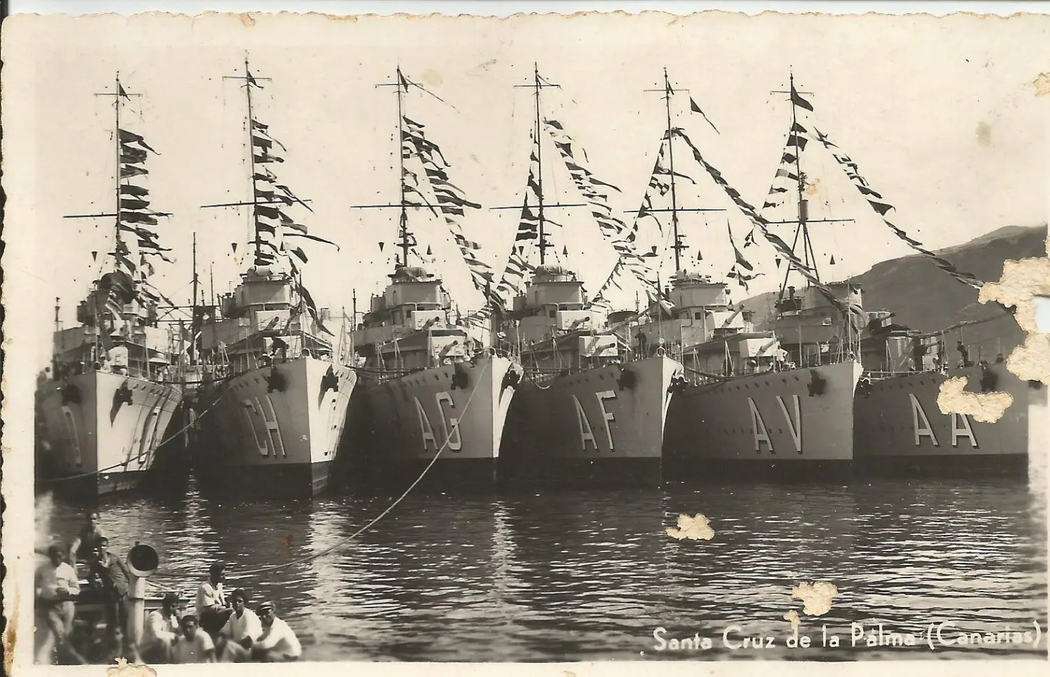 Maniobras navales en Santa Cruz de La Palma
