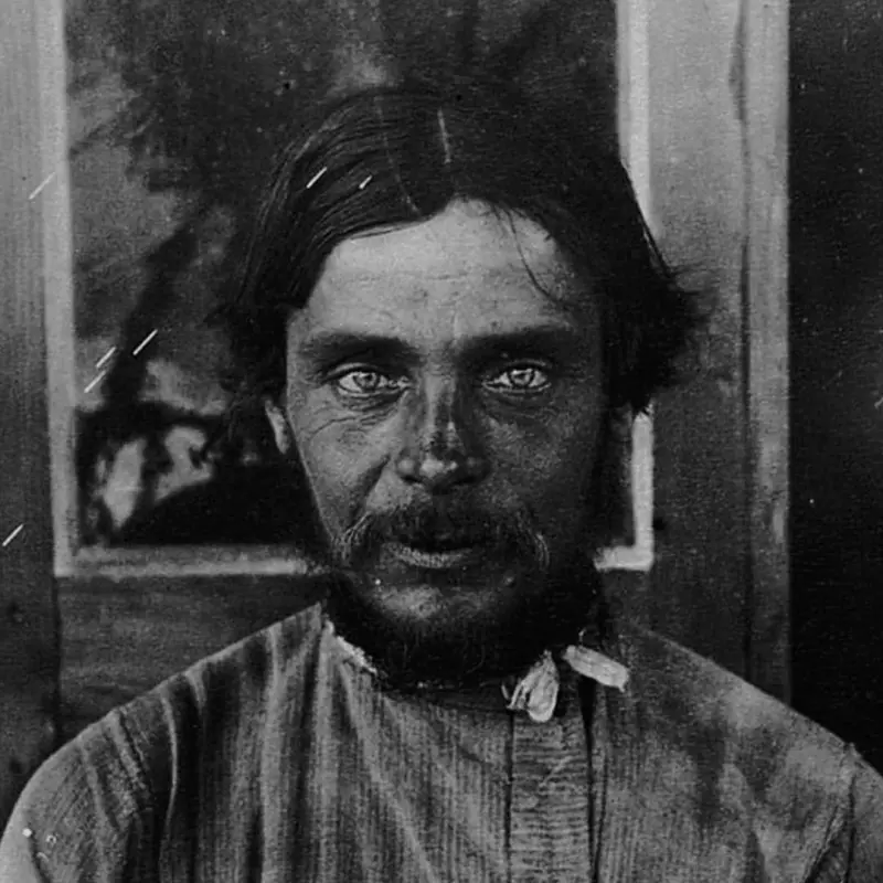 Portrait of a Belarusian peasant