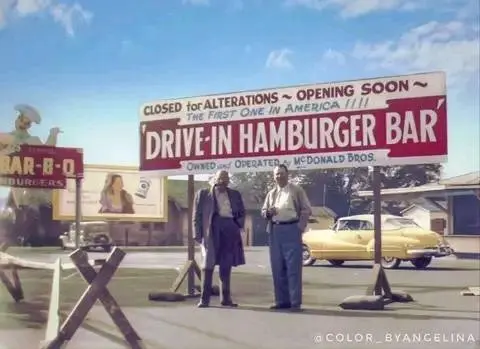 Co-founders of the fast-food chain McDonald's, brothers Richard and Maurice McDonald