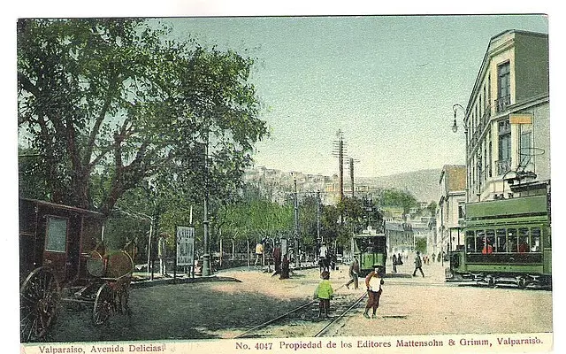 Cuando el agua corría por la avenida