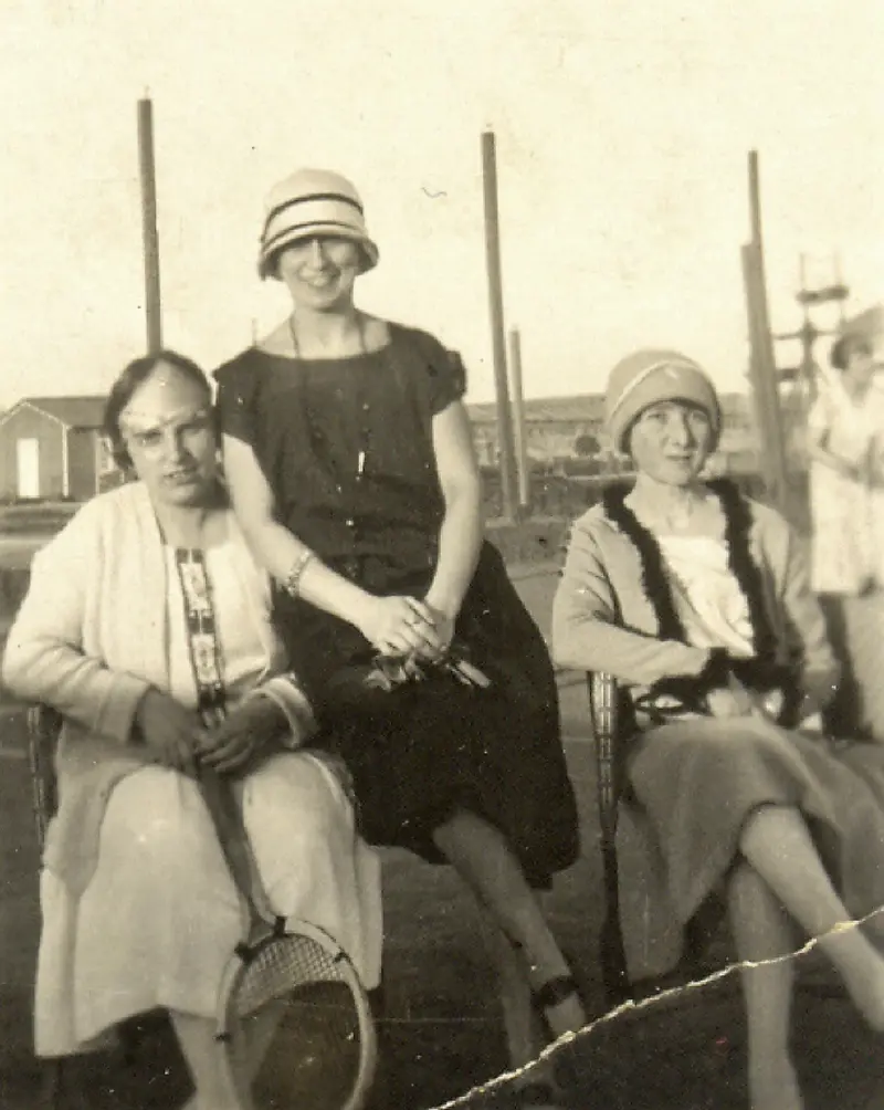 Foto familiar. Tenis