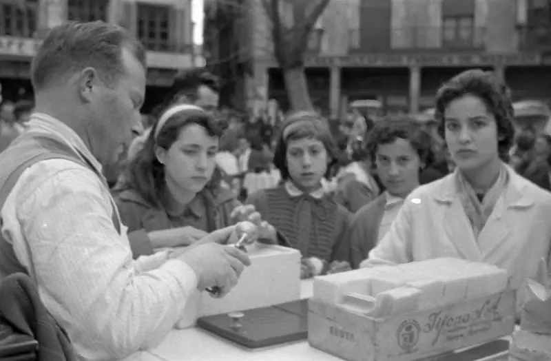 Vendedor de helados en la Plaza de Zocodover