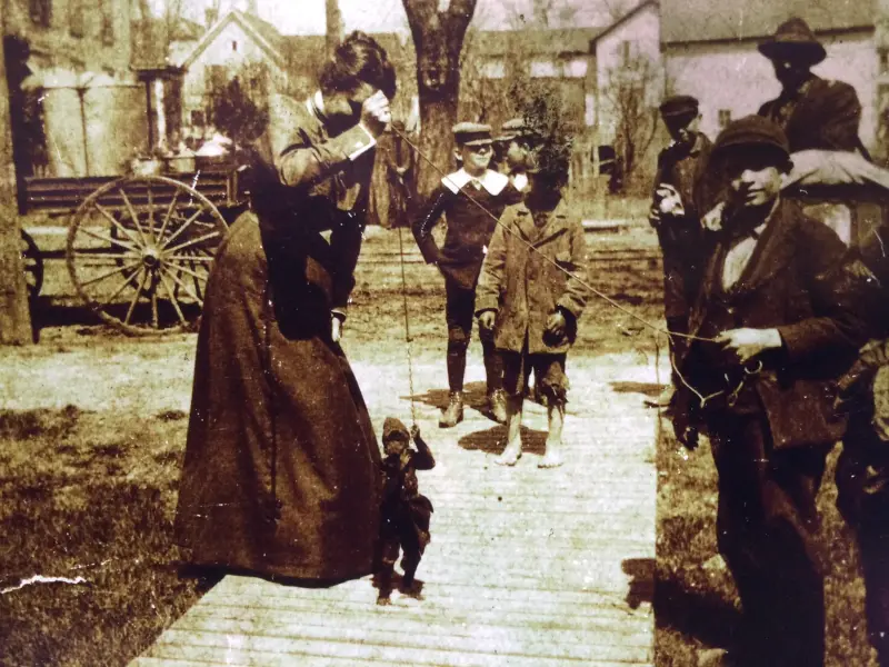 PLAYING WITH A MONKEY