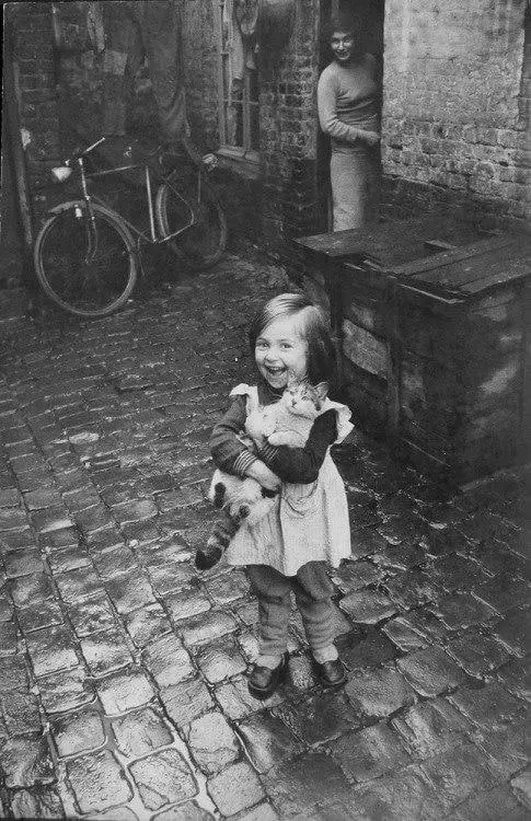 Girl with Cat