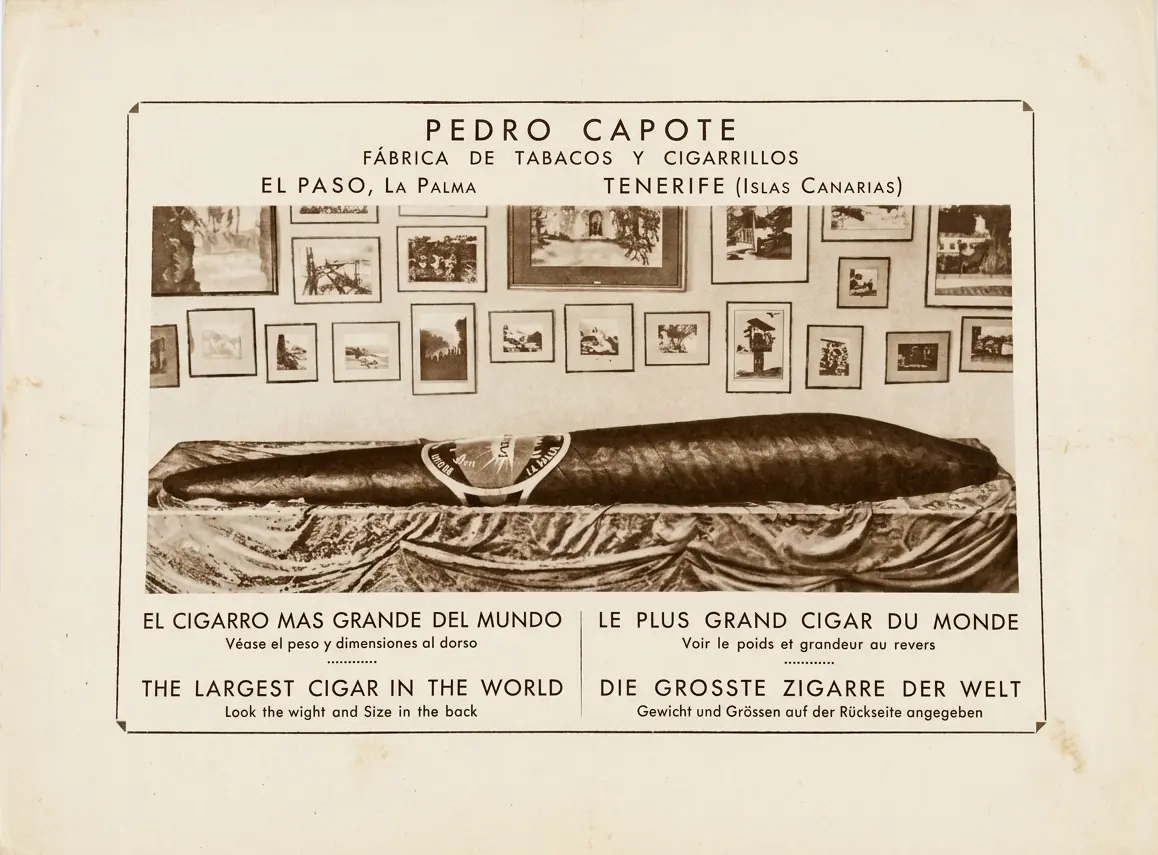 Publicidad Pedro Capote restaurada.