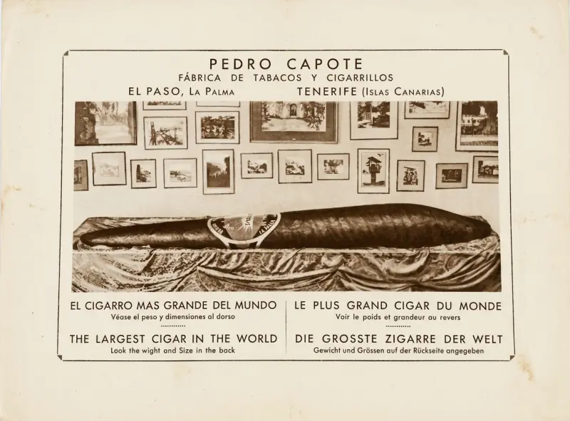 Publicidad Pedro Capote restaurada.