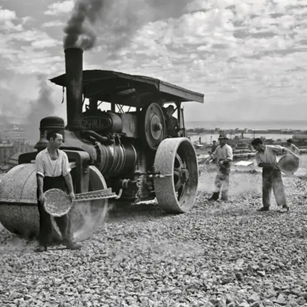 Piconadora treballant