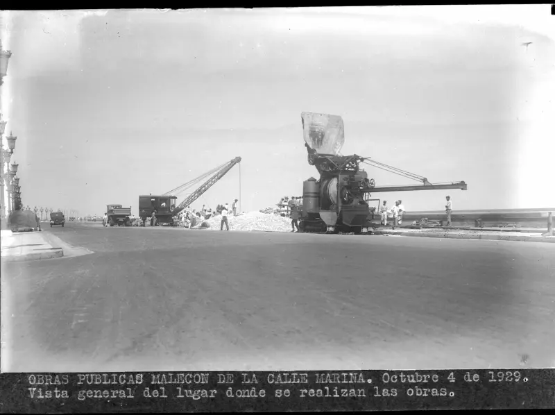 Construcción del Malecón