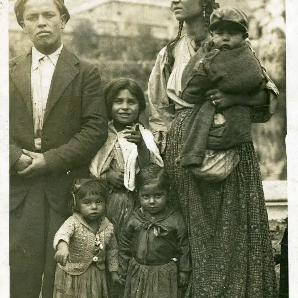 Familia de gitanos