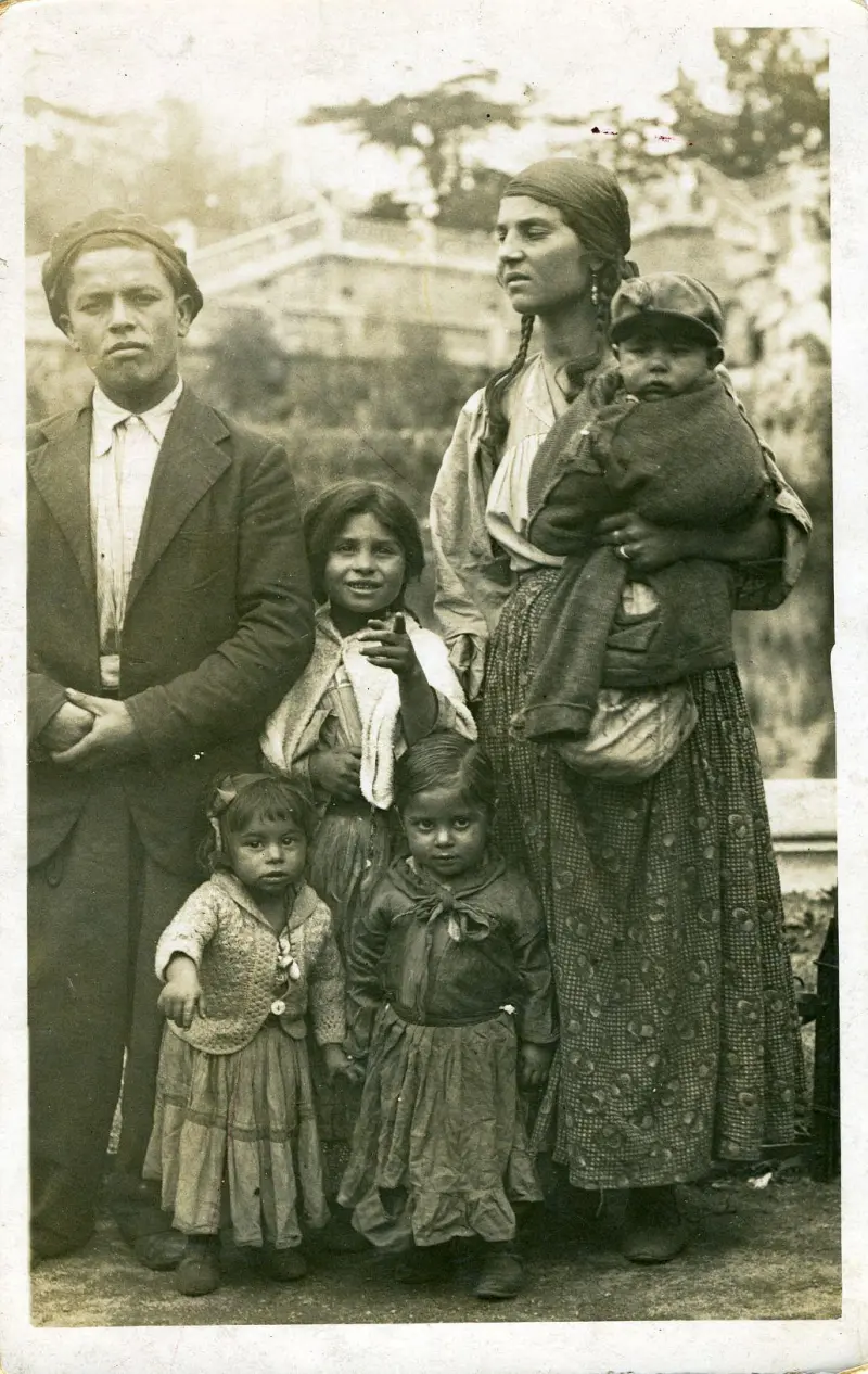 Familia de gitanos