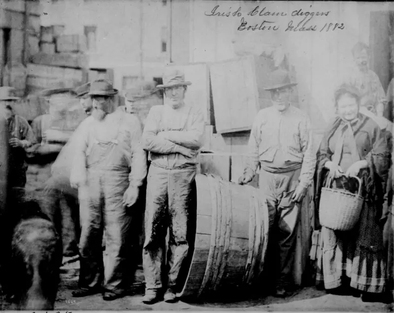 Bearded Irish clam diggers