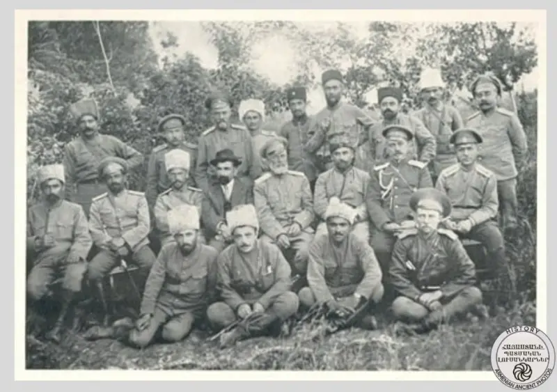 General Nikolaev with Armenian Leaders in Van