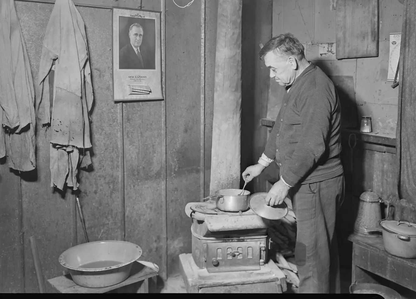 An unemployed miner An unemployed miner