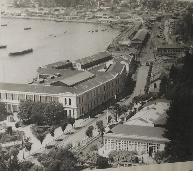 Vista del Cuartel de Defensa de Costa 