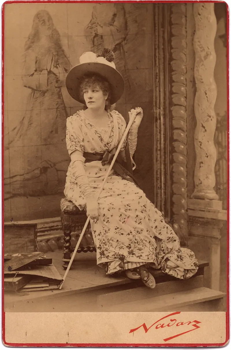 Portrait of Sarah Bernhardt by Nadar