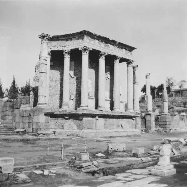 Escena del Teatro Romano.