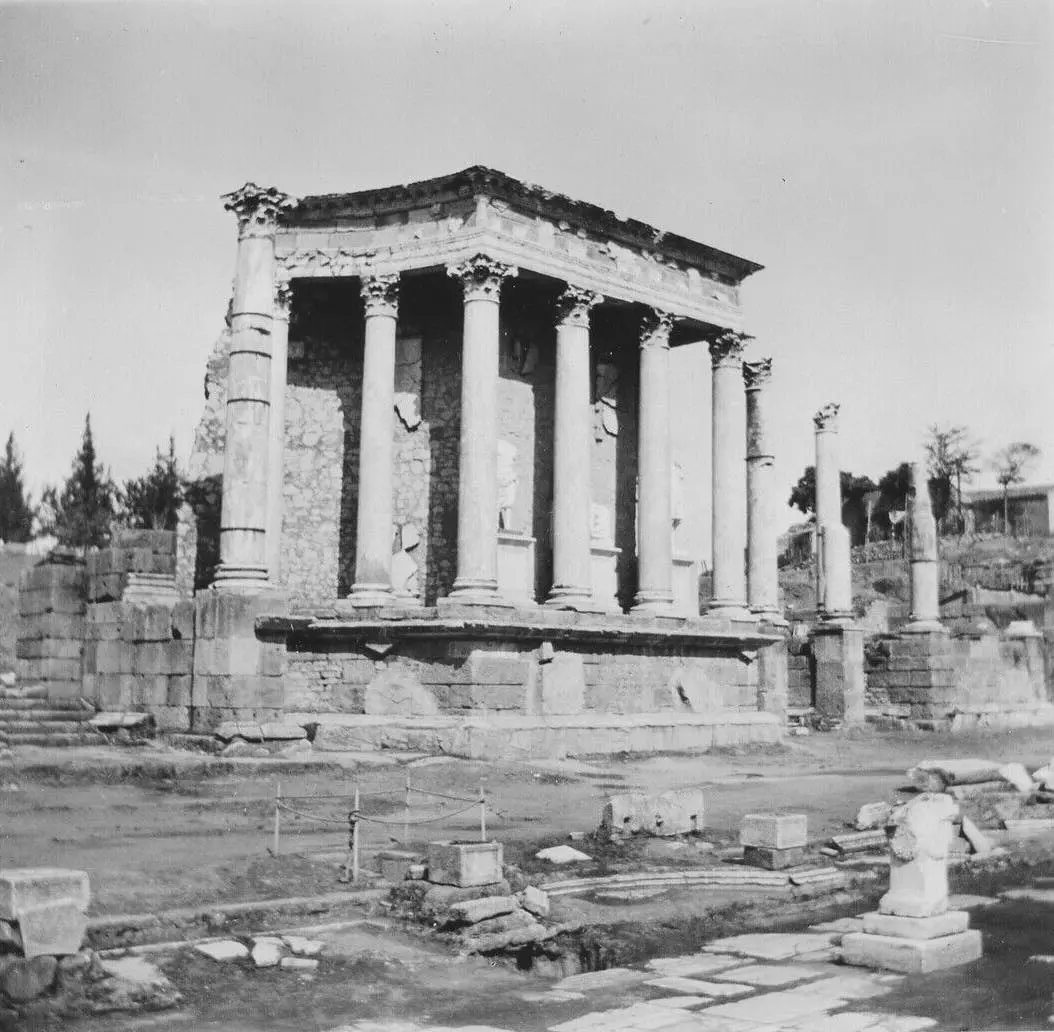 Escena del Teatro Romano.