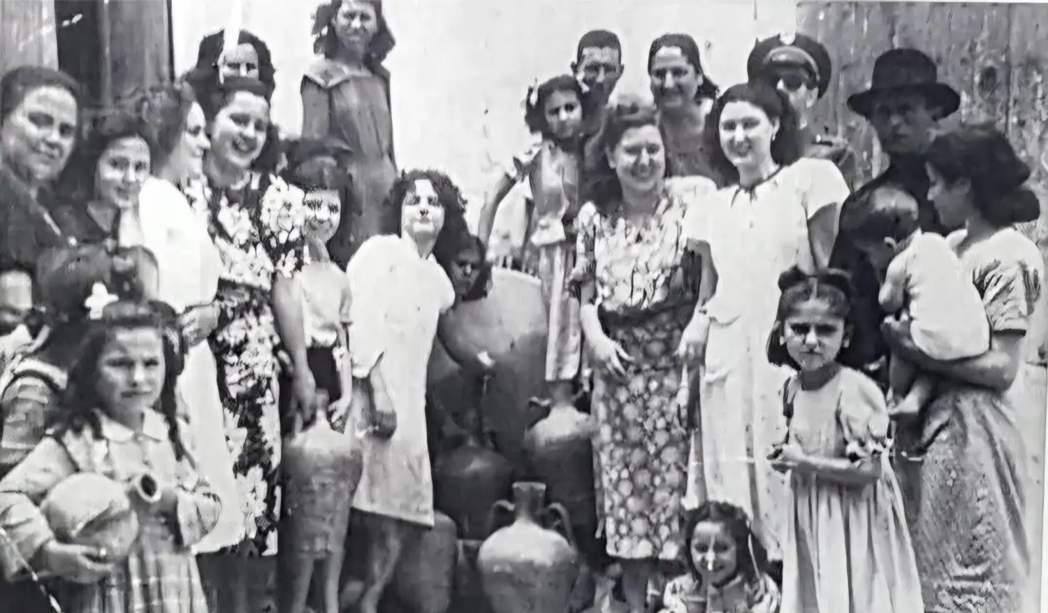 Inauguración del caño de agua.