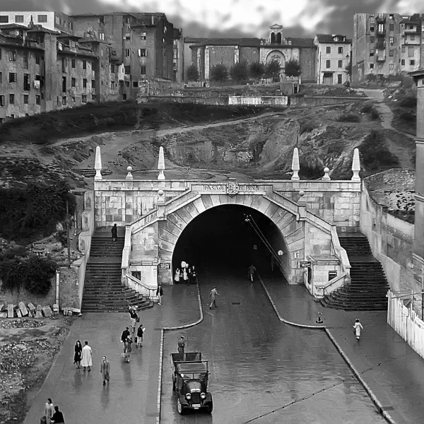 Túnel de pasaje de Peña