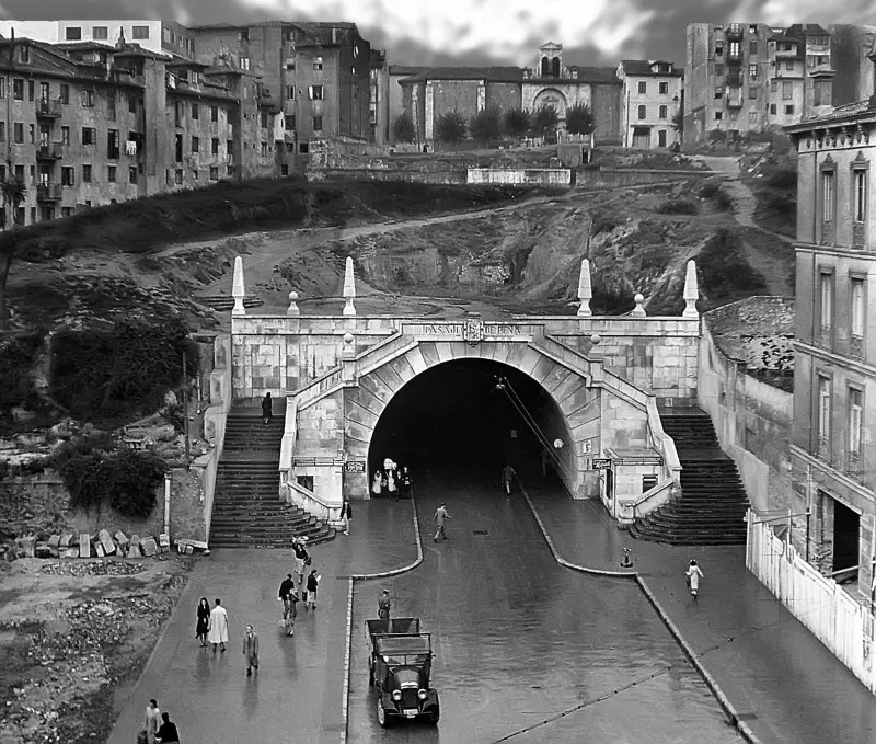 Túnel de pasaje de Peña