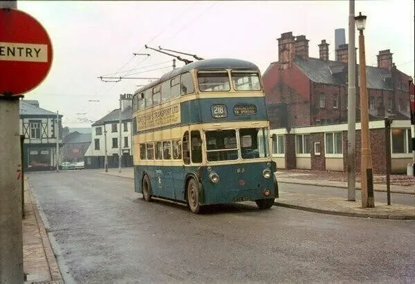 Double-decker trolleybus