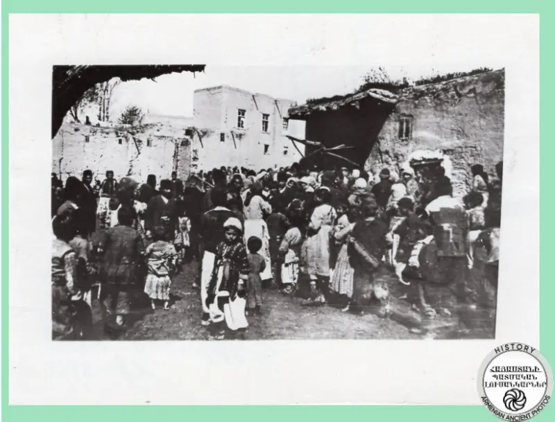 Diary Armenians who survived the genocide: a group of exiles